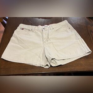 Tommy Hilfiger Khaki Vintage Y2K Shorts Size 10